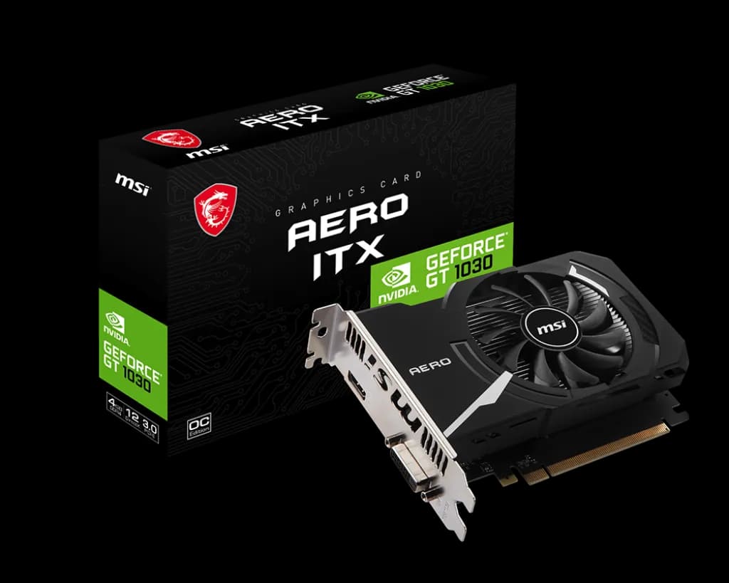 MSI GeForce GT 1030 AERO ITX D4 OC 4GB