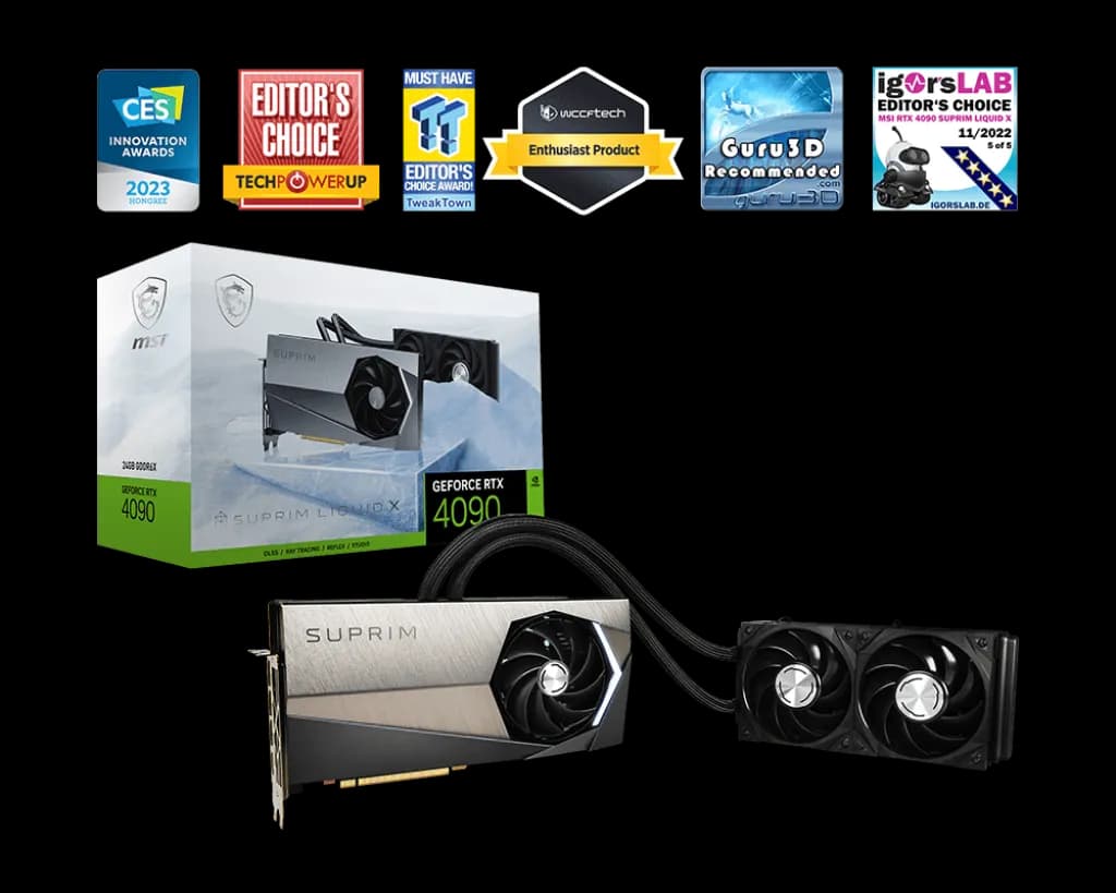 MSI SUPRIM LIQUID X GeForce RTX 4090 24GB