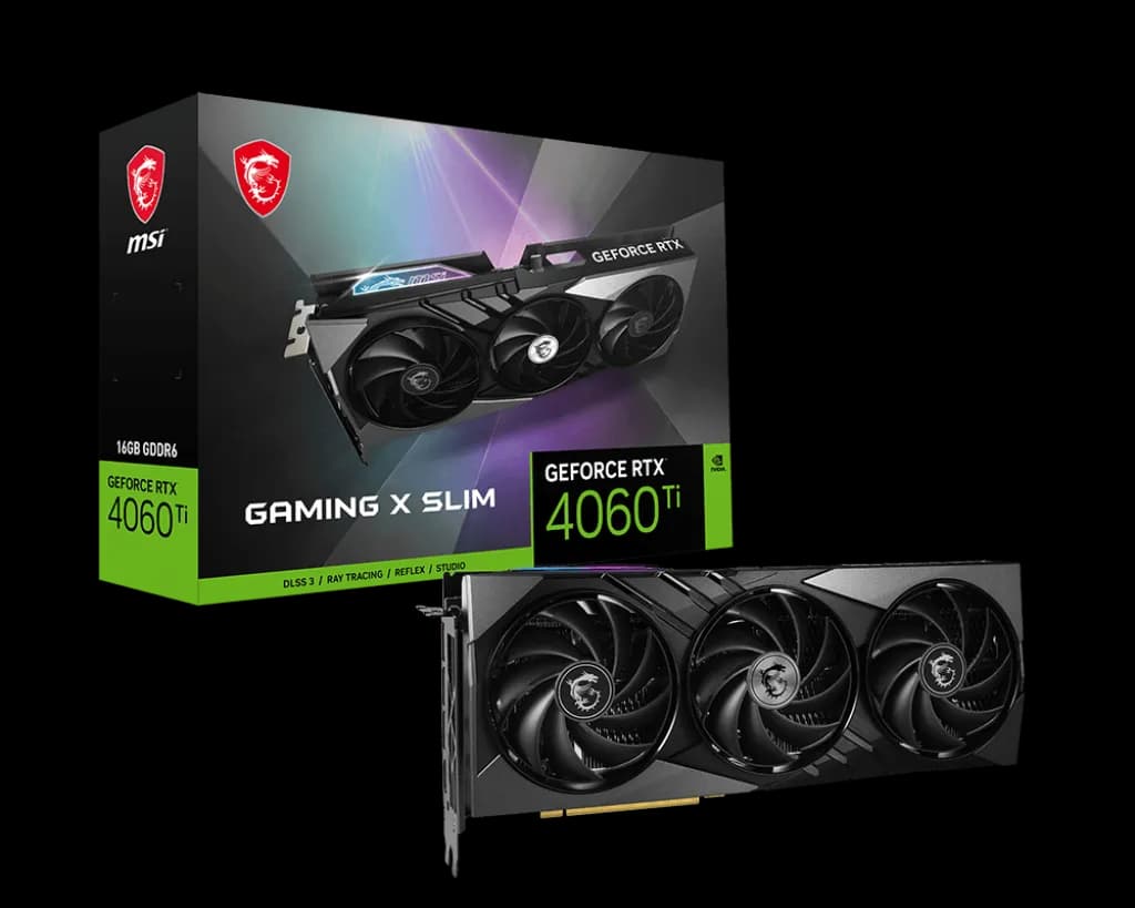 MSI GeForce RTX 4060 Ti GAMING X SLIM 16GB