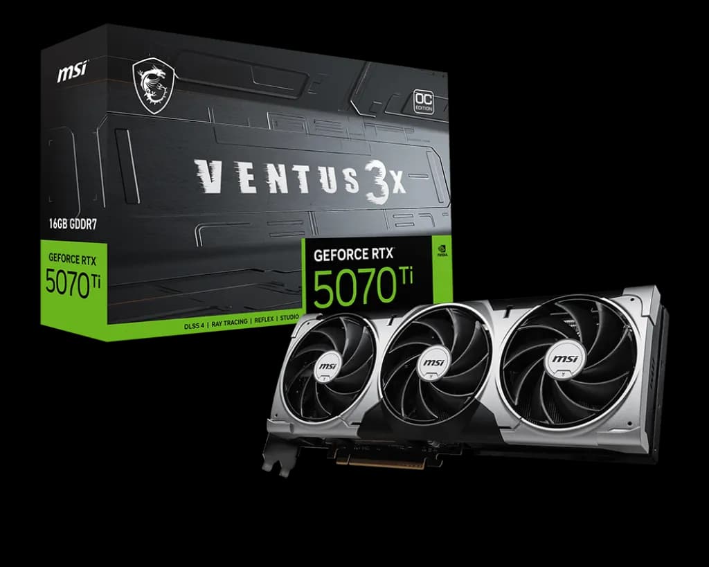 MSI VENTUS 3X GeForce RTX 5070 Ti 16GB