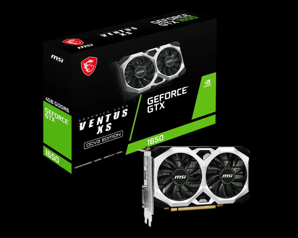 MSI GeForce GTX 1650 D6 VENTUS XS OCV3 4GB