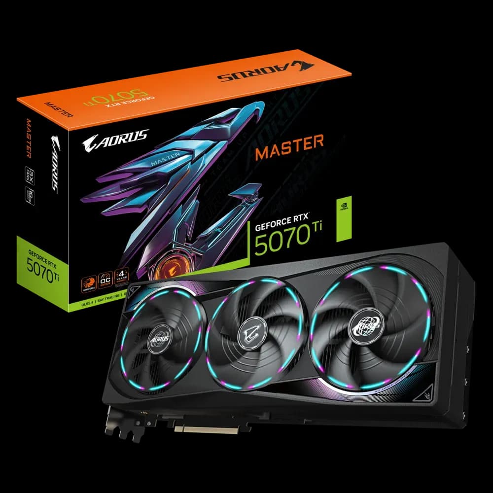 Gigabyte AORUS MASTER GeForce RTX 5070 Ti 16GB