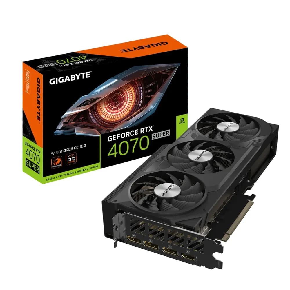 Gigabyte GeForce RTX 4070 SUPER WINDFORCE 3X OC 12GB