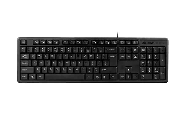 A4Tech KK-3 Multimedia FN Keyboard Black