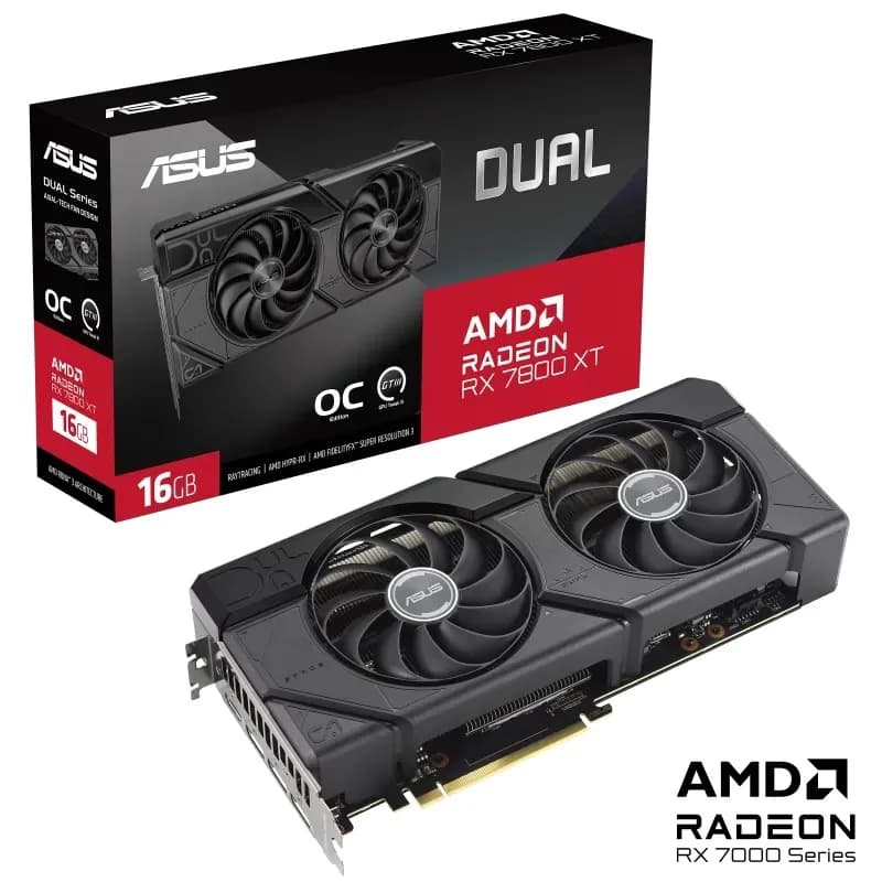 ASUS DUAL Radeon RX 7800 XT 16GB