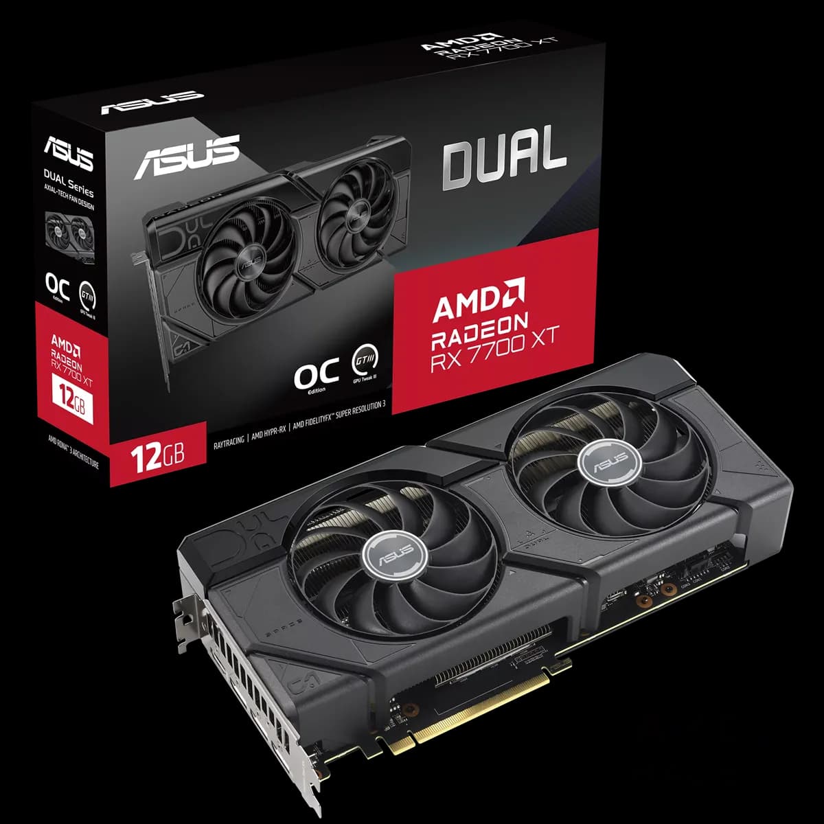 ASUS Dual Radeon RX 7700 XT 12GB