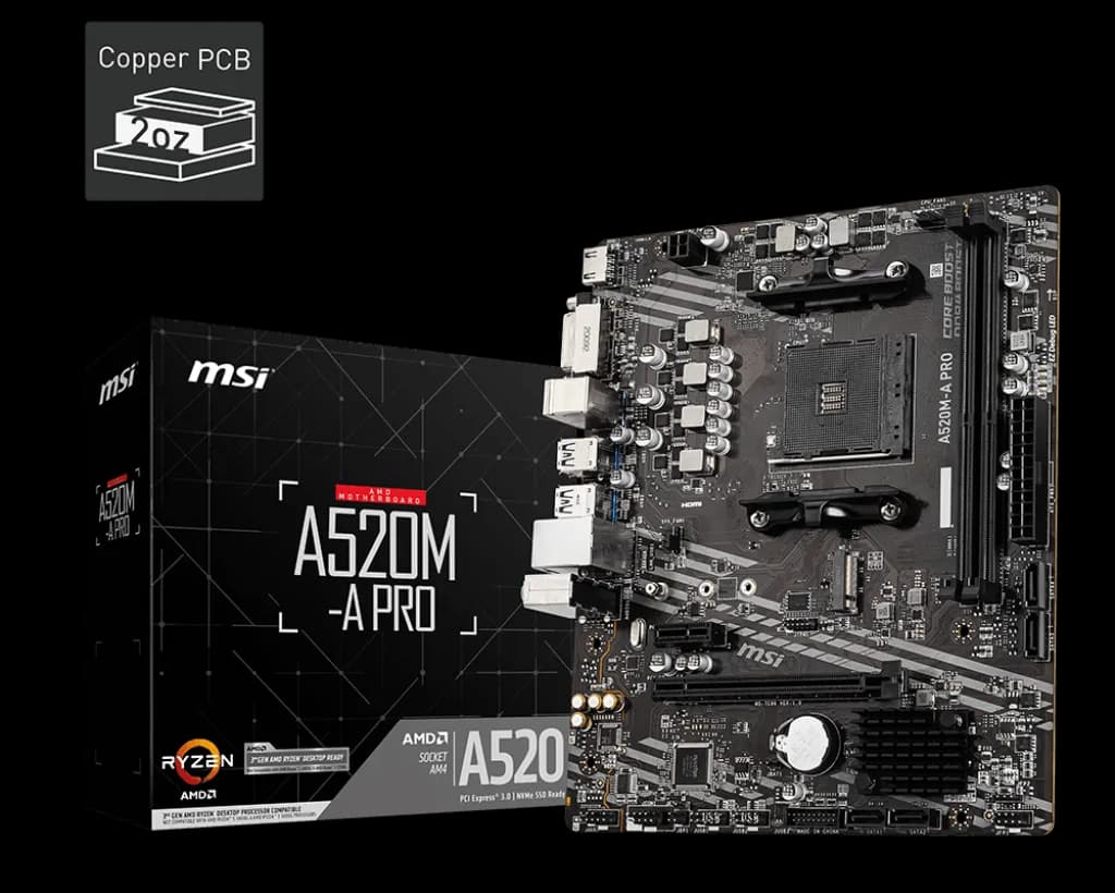 MSI A520M-A Pro