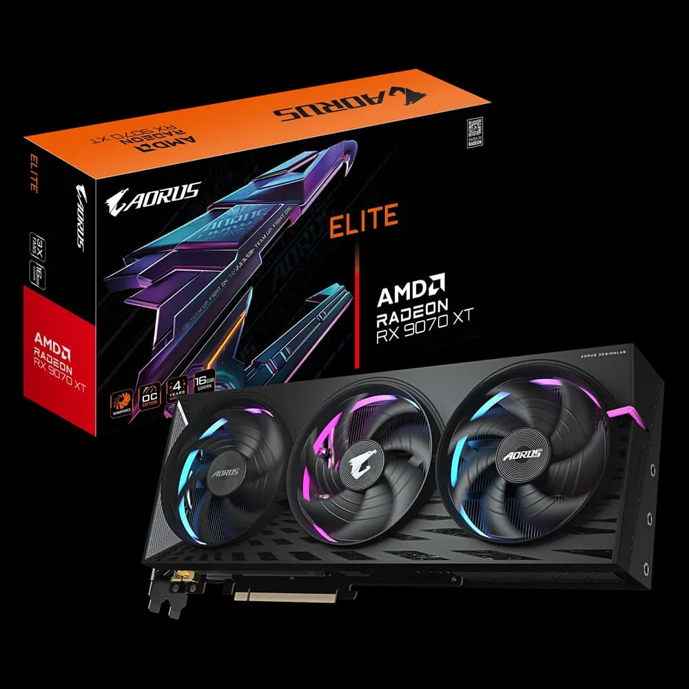 Gigabyte AORUS ELITE Radeon RX 9070 XT 16GB