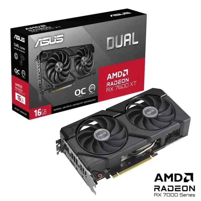ASUS DUAL Radeon RX 7600 XT 16GB