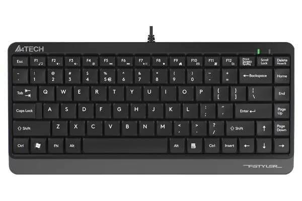 A4Tech FK11 Compact Keyboard Grey