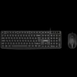 Canyon SET-1 EN/BG Keyboard+Mouse Wired Black