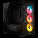 Corsair 2800X RS-R ARGB Panoramic Glass Micro-ATX Case, Black