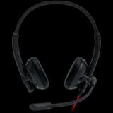 Canyon PC headset HS-07 PC Mic 3.5/USB Flat 2.8m Black