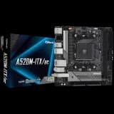 ASRock Main Board Desktop A520M-ITX AM4, 2xDDR4, 1x PCIe 3.0 x16, 1x M.2, 4x SATA3, 3x USB 2.0, 6x USB 3.2, GLAN, HDMI, DP, mATX retail