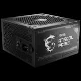 MSI MAG A750GL PCIE5, 750W, 80 Plus Gold, ATX Form Factor, 100~240 Vac Input Voltage, 47Hz ~ 63Hz Input Frequency, 120 mm Fan, 140 x 150 x 86mm, Active PFC, OCP, OVP, OPP, OTP, SCP, UVP, ATX, 2xEPS, 4XPCi-E, 8xSATA, 4xMOLEX, 1xFDD, 7Y