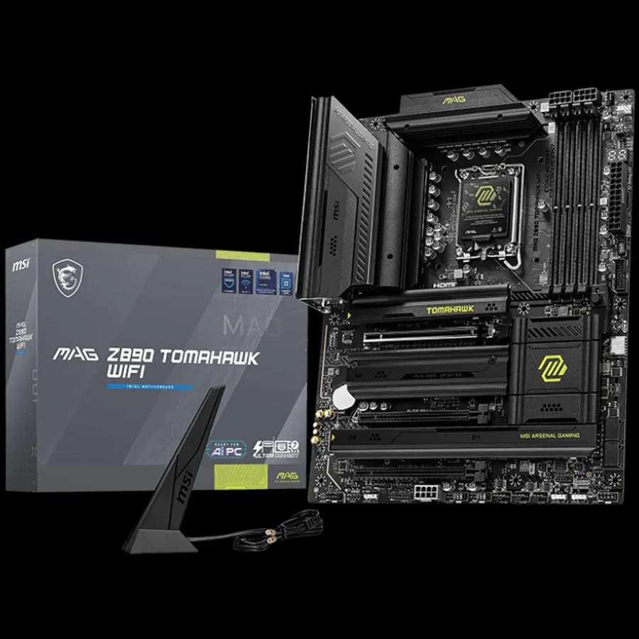MSI MAG Z890 Tomahawk WIFI, LGA 1851, Dual Channel DDR5 up to 9200 OC MHz, 3x PCIe x16 slots, 4x M.2 slot, 4xUSB 2.0, 4xUSB 5Gbps A, 3xUSB 10Gbps A, 1xUSB 10 Gbps C, 1xUSB 20Gbps C,1x HDMI, 2x Type-C DP, 5G LAN, 7.1 Audio, 3y warranty