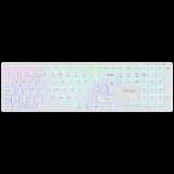 Canyon keyboard HKB-W11 UK/US RGB Dual Mode Wireless White