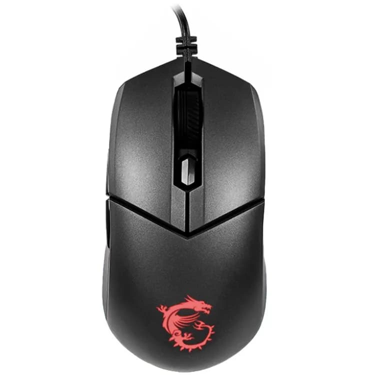 MSI CLUTCH GM11 Gaming Mouse, 89g (without cable), PixArt PMW-3325 Optical Sensor 5000 DPI, RGB, OMRON Swtiches Rated for 10 Million Clicks, DPI Switch, 6 Programmable Buttons