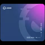 LORGAR Gaming Mouse Pad Main 135 Speed Purple