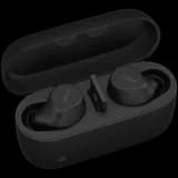 Jabra EVOLVE2 Buds MS, Cradle USB-A MS, Link 380 BT adapter USB-A MS, 30 cm USB-C to USB-A cable, Ear gels, wireless charging pad, warranty