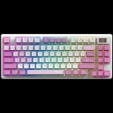 MSI FORGE GK600 TKL WIRELESS VIOLET Hot-Swappable Mechanical Switches, PBT Keycaps, Sound-Dampening Foam and Gaskets, Integrated Display, RGB LED, 2.4GHz, BT, USB-C