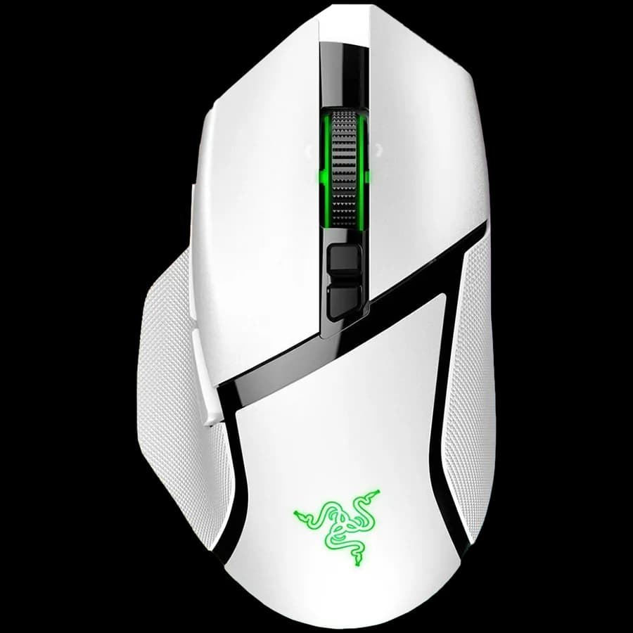 Razer Basilisk V3 Pro White Wireless Gaming Mouse, 30K DPI