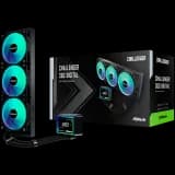 ASRock Challenger 360 Digital, AiO liquid cooler, ARGB, Digital display, 360 mm radiator, AM5, AM4, LGA1851, LGA1700, 90-ACLA36-BAAGA6, Black, 6Y