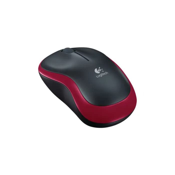 Logitech M185 WL/NB/BLACK+RED