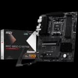 MSI Pro B850-S WIFI6E, ATX, Socket AM5, 4x DDR5 Dual Channel up to 8200 OC MHz, 2x PCIe x16 slot, 2x M.2 slot, 4x USB 5Gbps, 3x USB 10Gbps, 1x USB 10Gbps Type-C, HDMI, DP, 7.1 HD Audio, 2.5G LAN, WiFI 6E, BT, 3Y