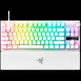 Razer Huntsman V3 Pro Tenkeyless Keyboard, White, US