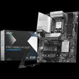 MSI Pro B860-P WIFI, ATX, LGA 1851, 4x DDR5 Dual Channel DDR5 up to 8600 OC MHz, 4x PCIe x16 slot, 3x M.2 slot, 4x USB 2.0, 2x USB 5Gbps, 2x USB 10Gbps, 1x USB 40Gbps Type-C, HDMI, DP, 7.1 HD Audio, 5G LAN, WiFi, BT, 3Y