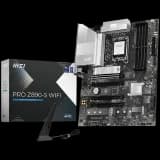 MSI Pro Z890-S WIFI, LGA 1851, Dual Channel DDR5 up to 8600 OC MHz, 4x PCIe x16 slots, 3x M.2 slot, 4xUSB 2.0, 6xUSB 5Gbps A, 1xUSB 20Gbps C,1x HDMI, 1x Type-C DP,1x DP, 2.5GbpsLAN, 7.1 Audio, 3y warranty