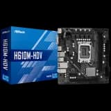 ASRock Main Board Desktop H610M-HDV S1700, 2x DDR4, 1x PCIe x16, 1x PCIe x1, 4x SATA3 6.0Gb/s, 4x USB 3.2, 6x USB 2.0, 1x VGA, 1x HDMI, 1x DP 1.4, 1x GLAN, mATX Retail