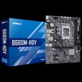 ASRock Main Board Desktop B660M-HDV S1700, 2x DDR4, 1x PCIe x16, 2x PCIe x1, 4x SATA3 6.0Gb/s, 1x m.2 PCIe, 5x USB 3.2, 1x USB-C, 5x USB 2.0, 1x Com port header, 1x VGA, 1x HDMI, 1x DP 1.4, GLAN, mATX Retail