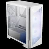 MSI MPG VELOX 300R AIRFLOW PZ WHITE, Mid-Tower, E_ATX/ATX Back-connect supported M-ATX/ITX, 2x USB 3.2, 1x USB Type-C 20Gbs, 1x Audio/Mic, LED Button, ARGB Fan Hub, 2x 160mm ARGB + 1x 120mm Black Dual Layer Blades Fans, Mesh Panel, Tempered Glass