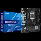 ASRock Main Board Desktop B560M-HDV/M.2 S1200, 2x DDR4, 1x PCIe 4.0 x16, 1x PCIe 3.0 x1, 4x SATA3 ,1x Ultra M.2, GLAN, 1x VGA, 1x DVI, 1x HDMI, 4x USB 3.2, 6x USB 2.0 mATX