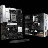 ASRock MB Desktop B850 Rock WiFi 7, AM5, 4x DDR5, 1x PCIe 5.0 x16, 1x PCIe 4.0 x16, 1x Blazing M.2, 1x Hyper M.2, 4x SATA3, RAID 0, 1, 10, 7.1 CH HD Audio, 1x HDMI, 8x USB 3.2, 8x USB 2.0, 2x USB-C, 2.5G LAN, 2x Wi-Fi 7, BT, 1x HDMI, 1x SPDIF, ATX
